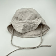 Load image into Gallery viewer, Unisex Toshi, striped legionnaire sun hat, Sz: S, GUC, size 1-2,  
