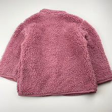 Load image into Gallery viewer, Girls KID, pink fleece zip up jacket, GUC, size 2,  