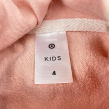 Load image into Gallery viewer, Girls Target, floral fleece lined zip hoodie sweater, EUC, size 4,  