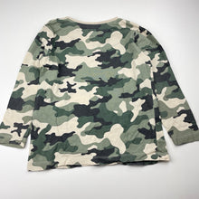 Load image into Gallery viewer, Boys KID, camo print organic cotton long sleeve top, GUC, size 4,  