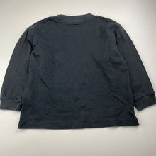 Load image into Gallery viewer, Boys Uniqlo, black cotton long sleeve top, GUC, size 3-4,  