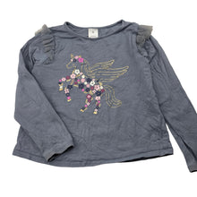 Load image into Gallery viewer, Girls Target, stretchy long sleeve top, unicorn, FUC, size 5,  