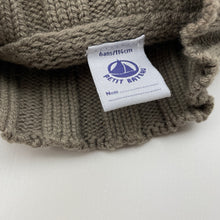 Load image into Gallery viewer, Boys Petit Bateau, chunky knit wool/cotton sweater / jumper, GUC, size 6,  