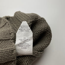 Load image into Gallery viewer, Boys Petit Bateau, chunky knit wool/cotton sweater / jumper, GUC, size 6,  