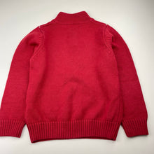 Load image into Gallery viewer, Boys Duo Guo Toug Yi, knitted cotton sweater / jumper, no size, armpit to armpit: 34cm, shoulder to cuff: 42cm, EUC, size 6-7,  