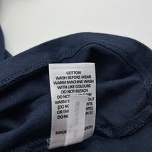 Load image into Gallery viewer, Girls Target, navy organic cotton tee / top, EUC, size 9,  