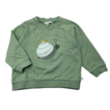 Load image into Gallery viewer, Unisex Fox &amp; Finch, embroidered cotton sweater / jumper, wash fade, FUC, size 2,  