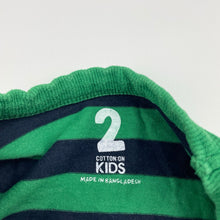 Load image into Gallery viewer, Boys Cotton On, striped cotton tee / top, GUC, size 2,  