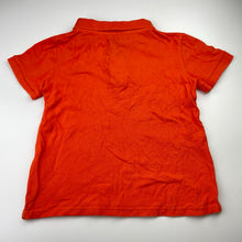 Load image into Gallery viewer, Boys Cotton On, orange cotton polo shirt top, GUC, size 8,  