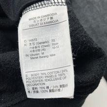 Load image into Gallery viewer, Unisex Nike, fleece lined sweater / jumper, GUC, size 10-11,  