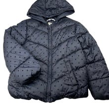Load image into Gallery viewer, Girls Target, navy fleece lined puffer jacket / coat, EUC, size 8,  