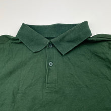 Load image into Gallery viewer, Unisex Target, green cotton school polo shirt, GUC, size 10,  