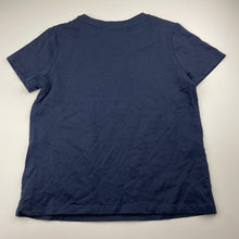 Load image into Gallery viewer, Girls Target, navy organic cotton t-shirt / top, EUC, size 9,  