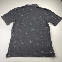 Load image into Gallery viewer, Boys Target, grey cotton polo shirt, skateboards, GUC, size 12,  