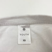 Load image into Gallery viewer, Girls Target, cropped cotton loose fit tee / top, GUC, size 10,  