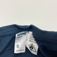 Load image into Gallery viewer, Unisex Anko, cotton Christmas pyjama tee / top, EUC, size 5,  