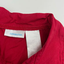 Load image into Gallery viewer, Boys Connection, red cotton short sleeve shirt, FUC, size 3,  