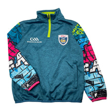 Load image into Gallery viewer, Unisex MASITA, fleece lined activewear sweater, armpit to armpit: 40cm, shoulder to cuff: 43cm, EUC, size 7-8,  