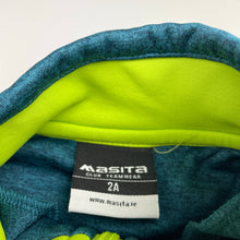 Load image into Gallery viewer, Unisex MASITA, fleece lined activewear sweater, armpit to armpit: 40cm, shoulder to cuff: 43cm, EUC, size 7-8,  