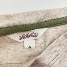 Load image into Gallery viewer, Boys Milkshake, oatmeal marle tee / top, jungle animals, EUC, size 6,  