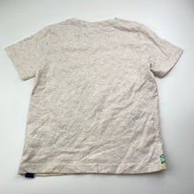 Load image into Gallery viewer, Boys Milkshake, oatmeal marle tee / top, jungle animals, EUC, size 6,  