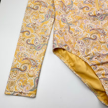 Load image into Gallery viewer, Girls Target, paisley print long sleeve swim one-piece, EUC, size 14,  