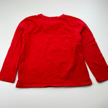 Load image into Gallery viewer, Boys Anko, red cotton long sleeve tee / top, EUC, size 4,  