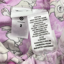 Load image into Gallery viewer, Girls Disney, Bambi Thumper flannel cotton winter pyjamas, EUC, size 2,  