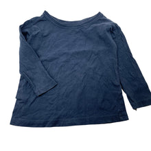 Load image into Gallery viewer, Boys Anko, navy cotton long sleeve top, FUC, size 1,  