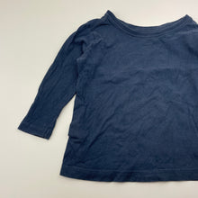Load image into Gallery viewer, Boys Anko, navy cotton long sleeve top, FUC, size 1,  