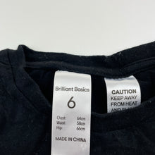 Load image into Gallery viewer, Boys Brilliant Basics, stretchy long sleeve pyjama top, skeleton, GUC, size 6,  