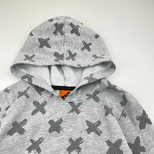 Load image into Gallery viewer, Boys Tilt, grey fleece lined hoodie sweater, GUC, size 4,  