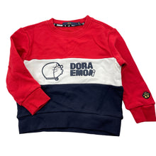 Load image into Gallery viewer, Boys DORAEMONi, cotton sweater / jumper, armpit to armpit: 36cm, shoulder to cuff: 32.5cm, EUC, size 4,  