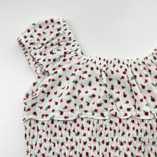 Load image into Gallery viewer, Girls Zara, shirred floral summer top, EUC, size 8-9,  