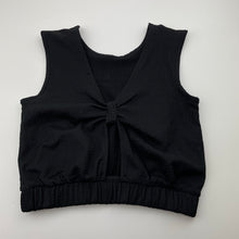 Load image into Gallery viewer, Girls F&amp;F, black lightweight summer top, EUC, size 8-9,  