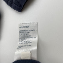 Load image into Gallery viewer, Boys Anko, navy cotton tee / top, FUC, size 12,  