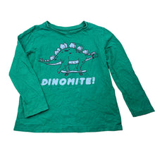 Load image into Gallery viewer, Boys Anko, cotton long sleeve tee / top, dinosaur, GUC, size 4,  
