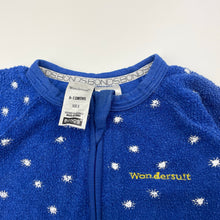 Load image into Gallery viewer, Unisex Bonds, terry zip wondersuit / zippy / romper, FUC, size 0,  