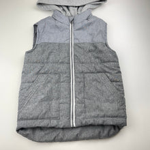 Load image into Gallery viewer, Boys Kids &amp; Co, hooded puffer vesy / jacket, GUC, size 6,  