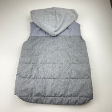 Load image into Gallery viewer, Boys Kids &amp; Co, hooded puffer vesy / jacket, GUC, size 6,  