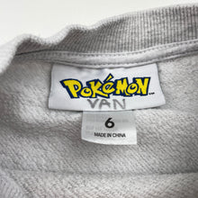 Load image into Gallery viewer, Unisex Nintendo, Pokemon Pikachu fleece lined sweater / jumper, FUC, size 6,  