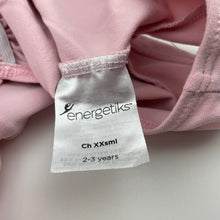 Load image into Gallery viewer, Girls Energetiks, pink ballet / dance leotard, light mark on back, FUC, size 2-3,  