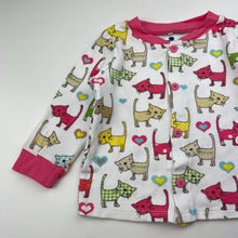 Load image into Gallery viewer, Girls Cottontree Baby, cotton long sleeve top, cats, FUC, size 0,  