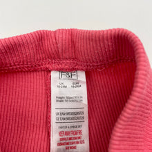 Load image into Gallery viewer, Girls F&amp;F, ribbed leggings, elasticated, FUC, size 2,  