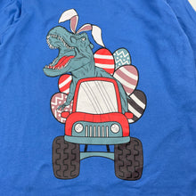 Load image into Gallery viewer, Boys Tilt, cotton long sleeve top, Easter dinosaur, FUC, size 6,  