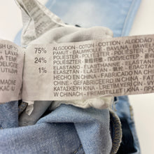 Load image into Gallery viewer, Girls Zara, lightweight stretch denim jeans, adjustable, FUC, size 0,  