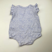 Load image into Gallery viewer, Girls Cotton On, soft feel stretchy floral romper, FUC, size 0,  