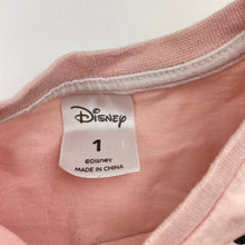 Load image into Gallery viewer, Girls Disney, Minnie Mouse cotton long sleeve top, marks back left sleeve, FUC, size 1,  