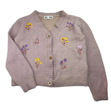 Load image into Gallery viewer, Girls Cotton On, embroidered soft feel fluffy cardigan, EUC, size 7-8,  