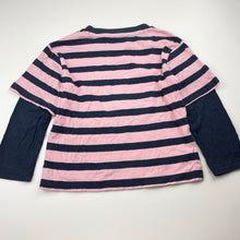 Load image into Gallery viewer, Unisex TEENIE WEENIE, striped cotton long sleeve top, GUC, size 5,  